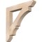 Ekena Millwork Balboa Slat Smooth Bracket, Douglas Fir, 5 1/2"W x 40"D x 40"H BKT06X40X40BOA06SDF - alternate 1